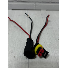 Разъем 2 контакта с проводом (мама +папа)